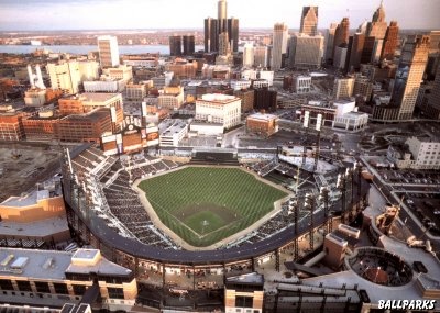 Comerica Park - Detroit Michigan - Home of the Detroit Tigers