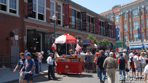 View of street vendors