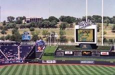 Kauffman Stadium Scoreboard, Kauffman Stadium, Home of the …