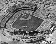 Aerial view of Metropolitan Stadium