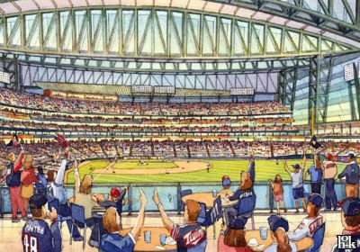 View of 2004 proposal with roof closed