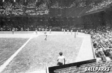 Up the third base line (1950s)