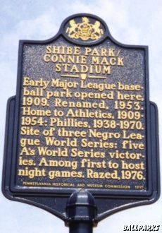 A plaque marks the site