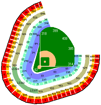 Yankee Stadium Seating Chart Game