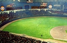The Astrodome originally featured natural grass