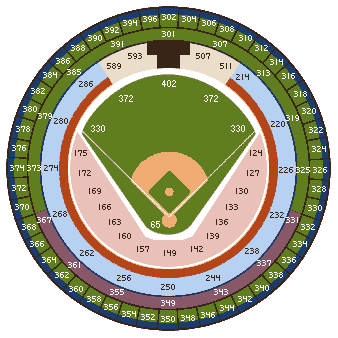 Seating Diagram For Busch Stadium