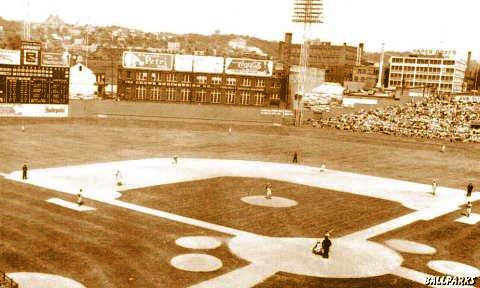 
Crosley Field from behind home plate