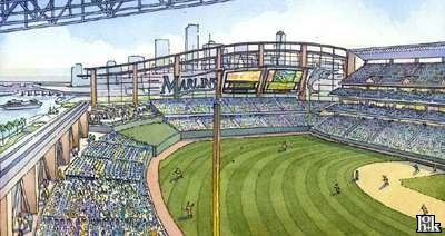 Proposed waterfront ballpark