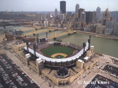 Aerial Photo of PNC Park - Pittsburgh Pirates Stadium - Pittsburgh