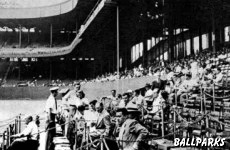 Fans before a game at the Polo Grounds