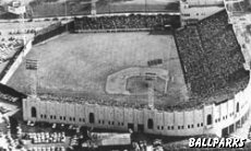 Aerial view of Seals Stadium