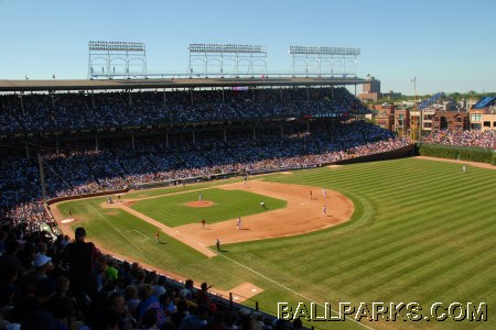 Wrigley Field, The Ron Santo statue., The West End